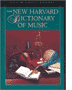 The New Harvard Dictionary of Music