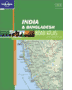 Lonely Planet Map of India and Bangladesh